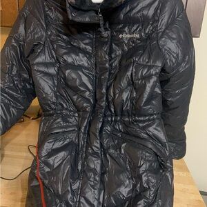 Columbia Women's Shiny Black Puffer Coat